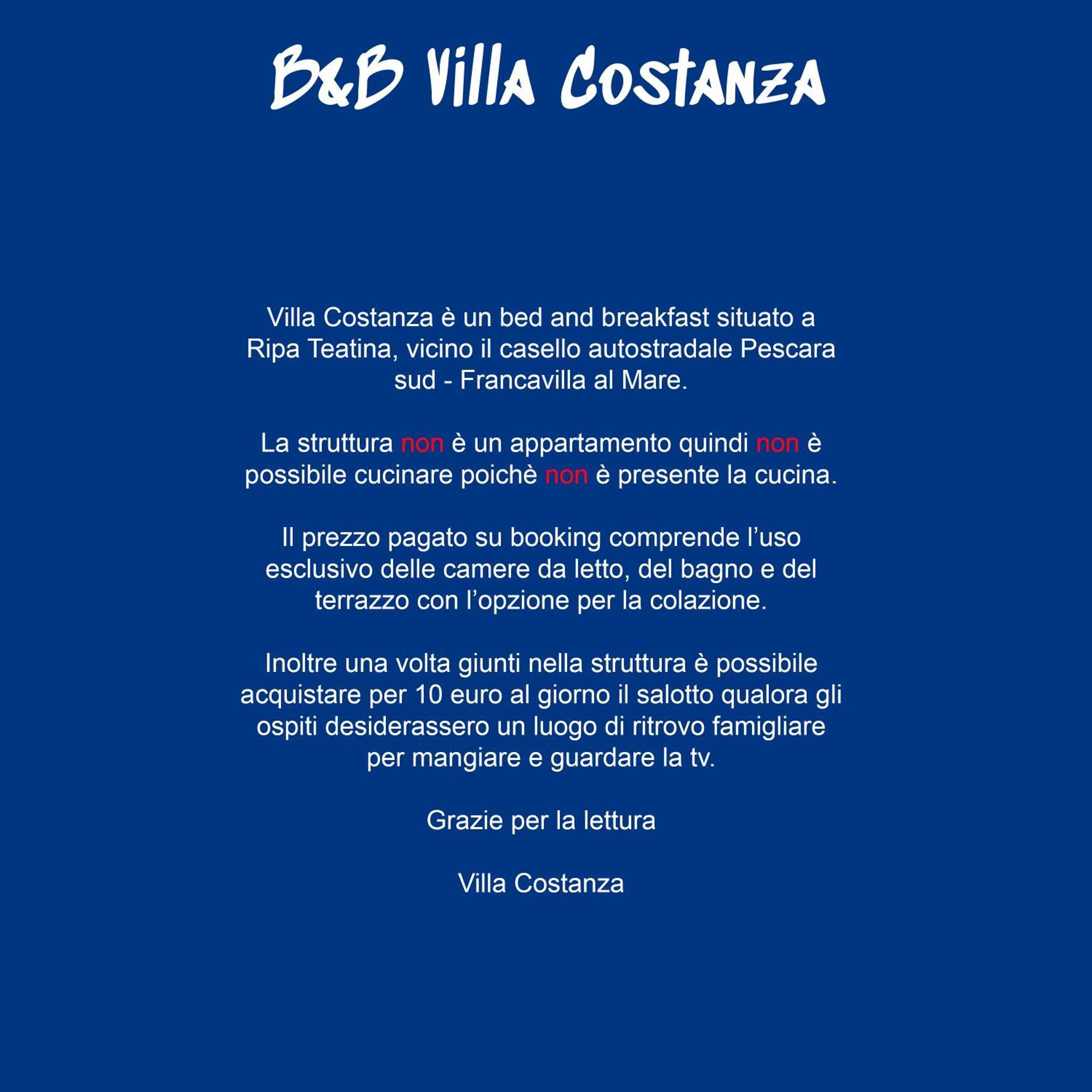 Villa Costanza Ripa Teatina Εξωτερικό φωτογραφία